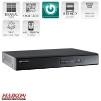 HAIKON DS-7208HGHI-F1 8 Kanal 1080P HD-TVI AHD Kayıt Cihazı - 1